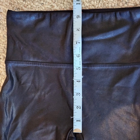 Spanx Moto Faux Leather Leggings Size Small Color black - Picture 5 of 12
